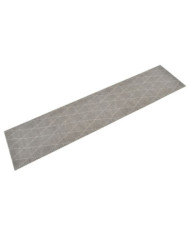 Tapis de cuisine lavable impression losange 60x300 cm velours | Mobilier & Déco