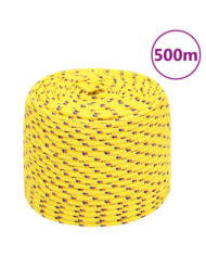 Corde de bateau Jaune 6 mm 500 m Polypropylène | Mobilier & Déco