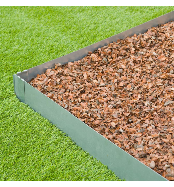 Nature Bordures de jardin 3 pcs 91,4x10,2 cm acier | Mobilier & Déco