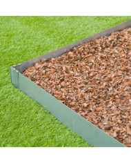Nature Bordures de jardin 3 pcs 91,4x10,2 cm acier | Mobilier & Déco