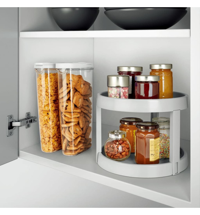 Metaltex Rangement de cuisine rotatif Giro2 28 cm | Mobilier & Déco