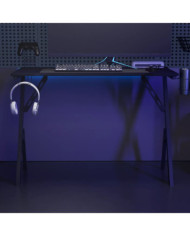 Bureau de jeu avec pieds en forme de Y Noir 110x60x75 cm | Mobilier & Déco