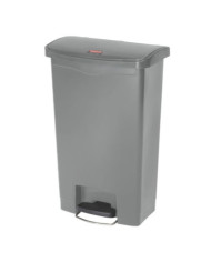 Rubbermaid Poubelle à pédale Slim Jim 50 L Gris | Mobilier & Déco