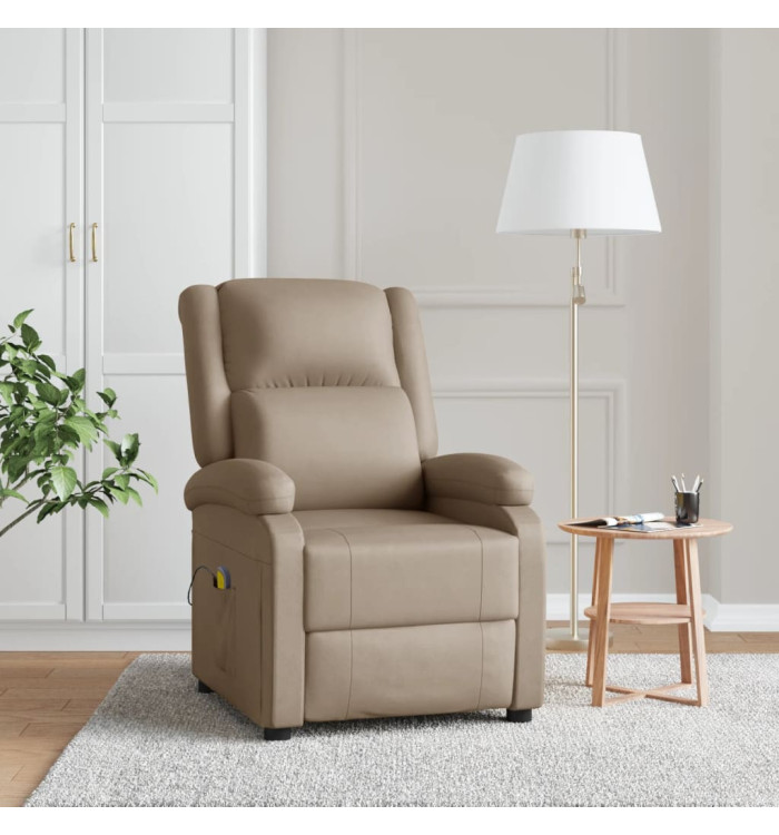 Fauteuil de massage Cappuccino Similicuir | Mobilier & Déco
