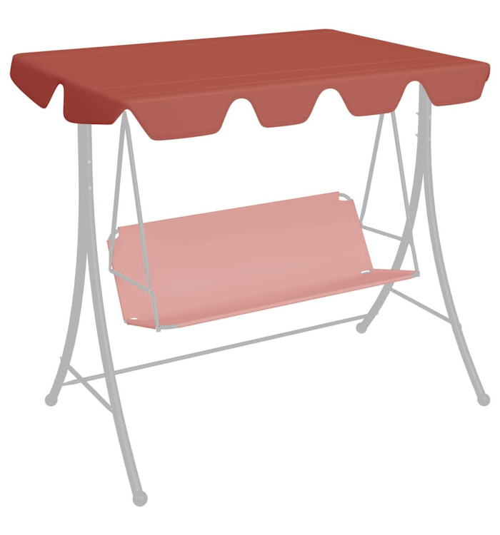 Toit rechange balançoire terre cuite 150/130x105/70 cm | Mobilier & Déco