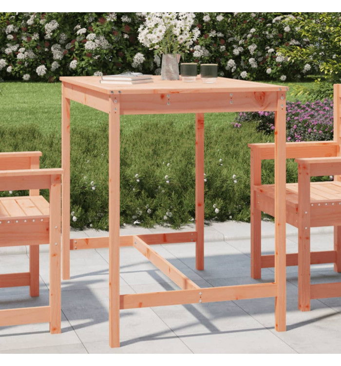 Table de jardin 121x82,5x110 cm bois massif de douglas | Mobilier & Déco