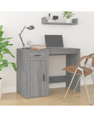 Bureau Sonoma gris 100x49x75 cm Bois d'ingénierie | Mobilier & Déco