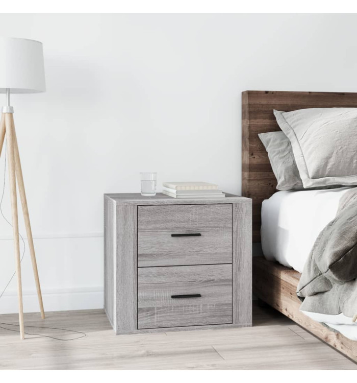 Table de chevet Sonoma gris 50x39x47 cm | Mobilier & Déco