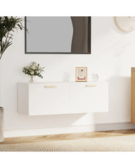 Armoire murale Blanc 100x36,5x35 cm Bois d'ingénierie | Mobilier & Déco