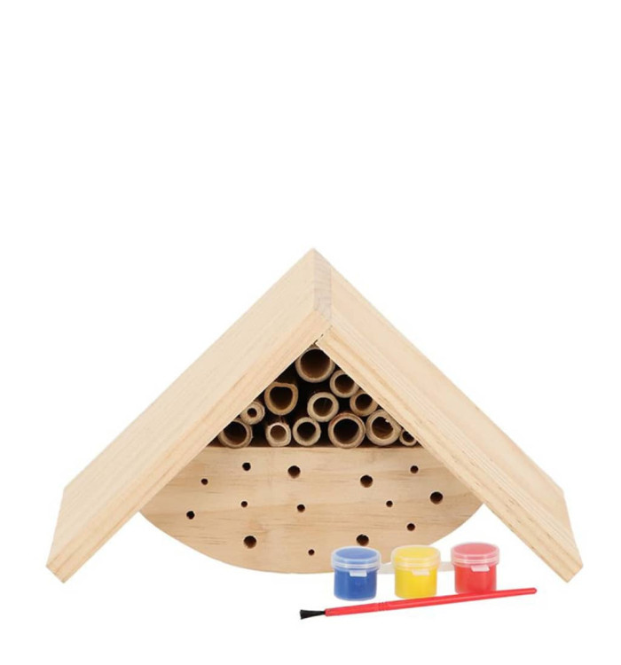 Esschert Design Ensemble d'hôtel à insectes de bricolage avec peinture | Mobilier & Déco