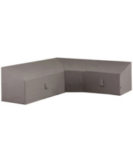 Madison Housse de salon de jardin en forme de L 270x270x65/90 cm Gris | Mobilier & Déco