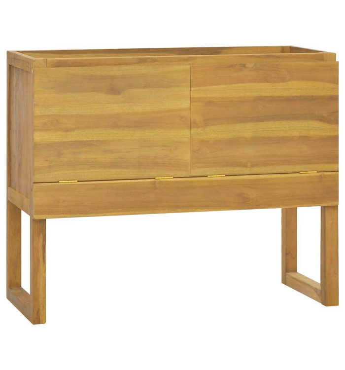 Armoire de salle de bain 90x40x75,5 cm bois de teck solide | Mobilier & Déco