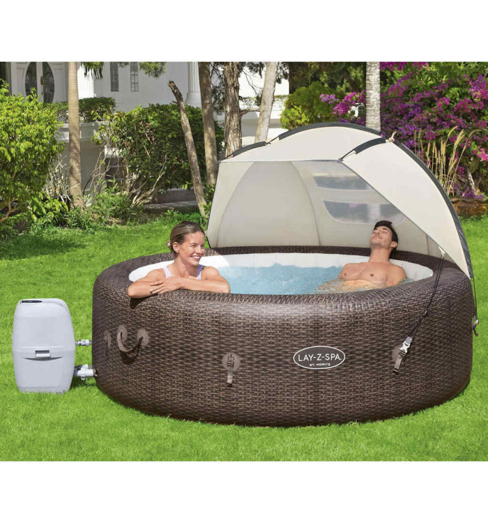 Bestway Auvent de spa Lay-Z-Spa 183x94x109 cm | Mobilier & Déco