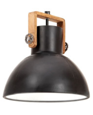 Lampe suspendue industrielle 25 W Noir Rond 40 cm E27 | Mobilier & Déco