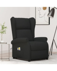 Fauteuil de massage Noir Tissu | Mobilier & Déco