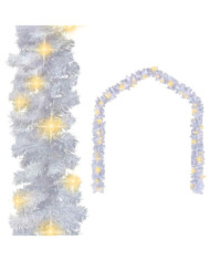 Guirlande de Noël avec lumières LED 10 m Blanc | Mobilier & Déco