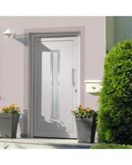 Porte d'entrée Blanc 108x208 cm | Mobilier & Déco