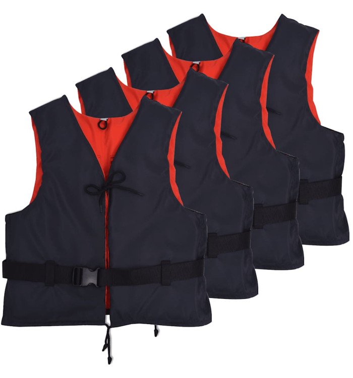 Aide à la flottabilité 4 pcs 50 N 30-50 kg Bleu marine | Mobilier & Déco