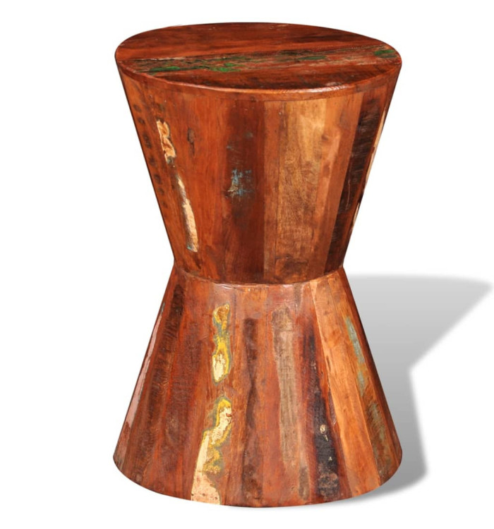 Tabouret Bois de récupération massif | Mobilier & Déco
