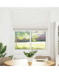 Store plissé 110x125 cm Blanc | Mobilier & Déco
