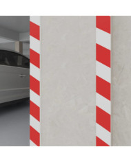 Protecteurs de mur 6 pcs Rouge et blanc 50x20x2 cm Mousse EVA | Mobilier & Déco