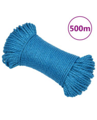 Corde de travail Bleu 3 mm 500 m Polypropylène | Mobilier & Déco