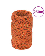 Corde de bateau Orange 2 mm 250 m Polypropylène | Mobilier & Déco
