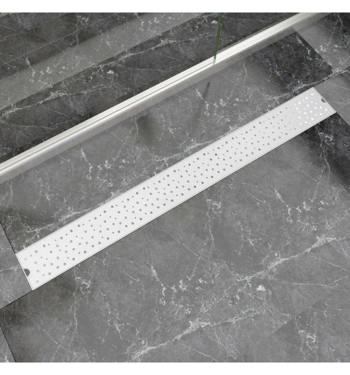 Drain de douche linéaire 1030x140 mm acier inoxydable | Mobilier & Déco