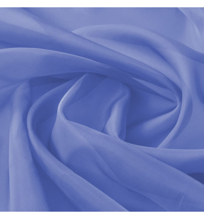Tissu de rideau 1,45 x 20 m Bleu royal | Mobilier & Déco