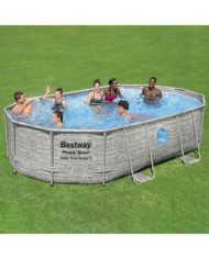 Bestway Ensemble de piscine Power Steel 488x305x107 cm | Mobilier & Déco