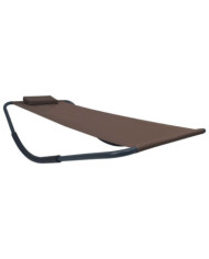 Lit de jardin Marron 200x90 cm Acier | Mobilier & Déco
