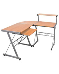 Bureau d'ordinateur d'angle Marron 132x112x99cm Bois ingénierie | Mobilier & Déco