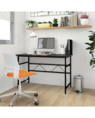 Bureau d'ordinateur Noir 105x55x72 cm MDF et métal | Mobilier & Déco