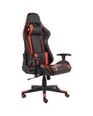 Chaise de jeu pivotante Rouge PVC | Mobilier & Déco