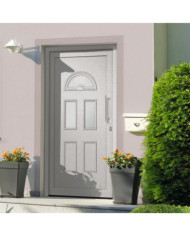 Porte d'entrée Blanc 98x208 cm | Mobilier & Déco