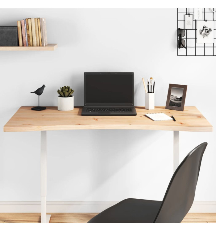 Dessus de bureau 110x55x2,5 cm bois massif de pin | Mobilier & Déco