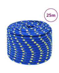 Corde de bateau Bleu 12 mm 25 m Polypropylène | Mobilier & Déco