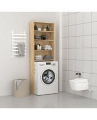 Meuble de machine à laver Chêne sonoma 64x24x190 cm | Mobilier & Déco