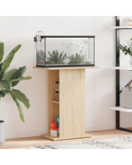 Support pour aquarium chêne sonoma 60,5x36x72,5 cm | Mobilier & Déco
