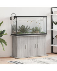 Support pour aquarium sonoma gris 101x41x58cm bois d'ingénierie | Mobilier & Déco