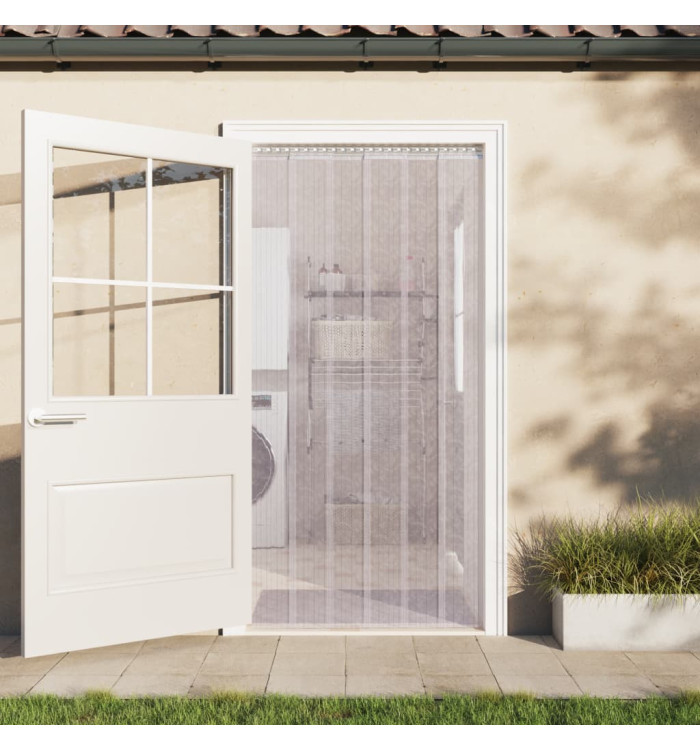 Rideau de porte transparent 200 mmx1,6 mm 10 m PVC | Mobilier & Déco