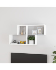 Étagère murale Blanc 100x18x53 cm Bois d’ingénierie | Mobilier & Déco