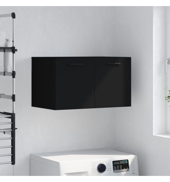 Armoire murale Noir 60x36,5x35 cm Bois d'ingénierie | Mobilier & Déco