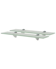 Étagères murales 2 pcs Verre 50 x 10 cm 8 mm | Mobilier & Déco