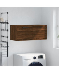 Armoire murale chêne marron 80x36,5x35 cm bois d'ingénierie | Mobilier & Déco
