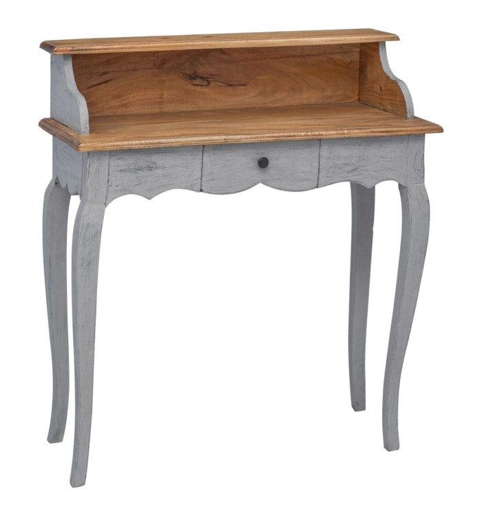 Bureau d'écriture bois d'acajou massif 80x40x92 cm | Mobilier & Déco