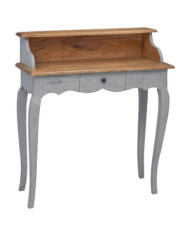 Bureau d'écriture bois d'acajou massif 80x40x92 cm | Mobilier & Déco