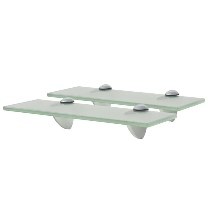 Étagères murales 2 pcs Verre 30 x 10 cm 8 mm | Mobilier & Déco
