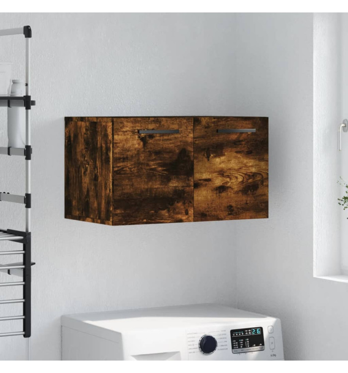 Armoire murale Chêne fumé 60x36,5x35 cm Bois d'ingénierie | Mobilier & Déco