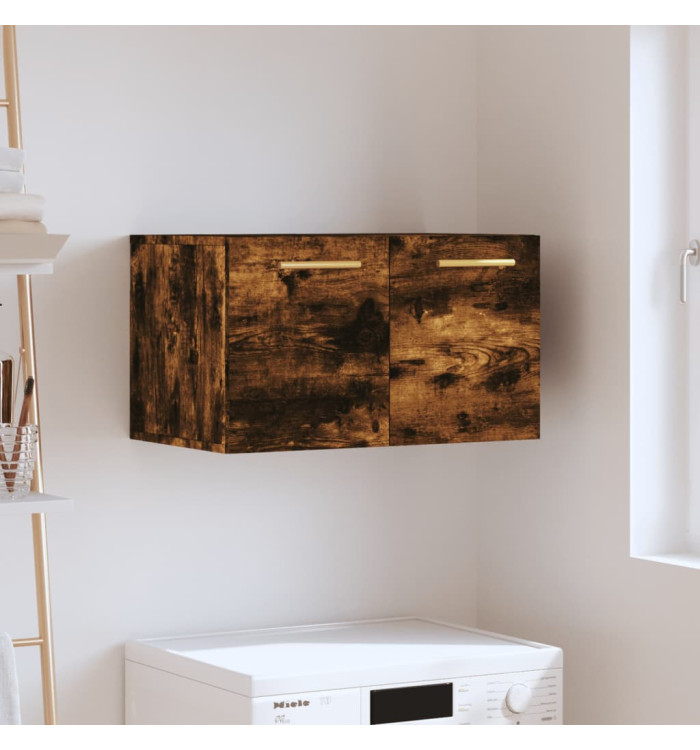 Armoire murale Chêne fumé 60x36,5x35 cm Bois d'ingénierie | Mobilier & Déco
